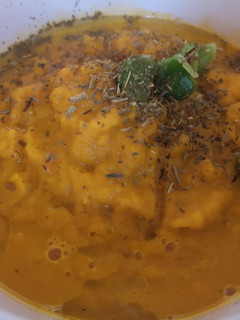 Una foto de Crema de zanahorias asadas