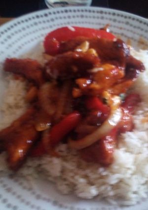 A picture of Honey Chilli Chicken.
