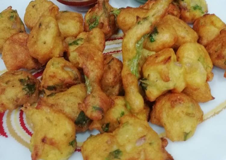 Easiest Way to Prepare Ultimate Moong &amp; Urad dal Pakodi