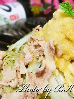 【料亭和露】果香蒜泥和風涼麵 的食譜成品照片