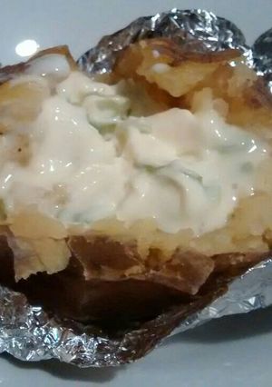 Una foto de Papas horneadas