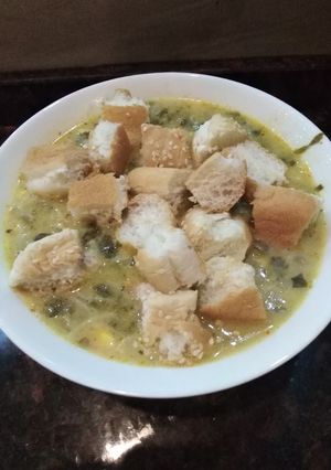صورة لوصفة شوربه الجمبري بطريقتي