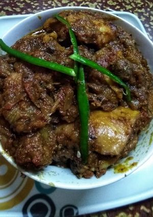 A picture of Chicken lababdar.