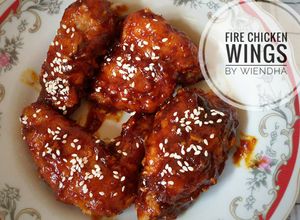 Foto resep Fire Chicken Wings ala Richeese / ayam super pedas