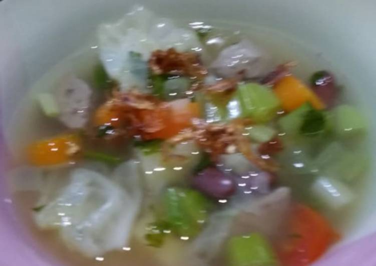 Sop Bakso Kacang Merah