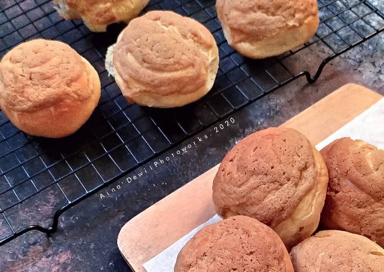 Cara Gampang Menyiapkan Coffee Bun (Roti Boy), Enak Banget