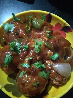 নুডলস মাঞ্চুরিয়ান(noodles Manchurian recipe in Bengali) রেসিপির প্রধান ছবি