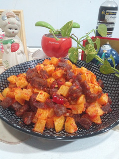 Foto resep Balado Kentang Ft Meat Balls Ala Dapur Saya😋