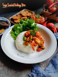 Foto resep Sego Sambel Udang Pete