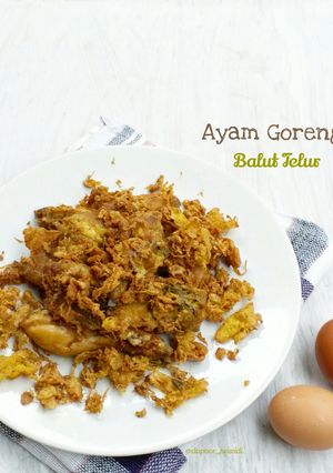 Foto resep Ayam Goreng Balut Telur