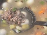 139. Sop daging makaroni puyuh