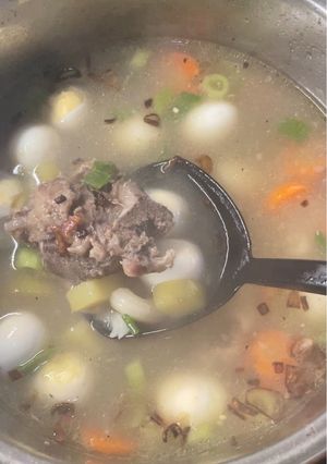 Foto resep 139. Sop daging makaroni puyuh