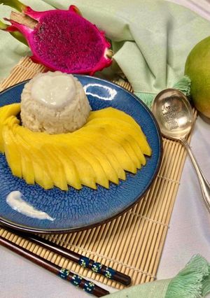 Une photo de Mango sticky rice