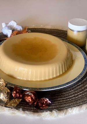 Una foto de Flan de café