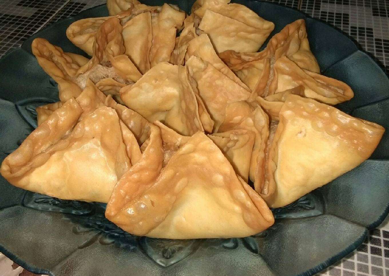 Batagor teri kulit pangsit