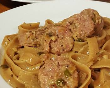 Best Recipe Sausage Picatta Pasta Most Delicious