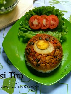 Foto resep Nasi Tim Ayam Cincang