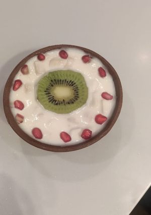 फ्रूट क्रीम (Fruit cream recipe in Hindi) रेसिपी मुख्य फोटो
