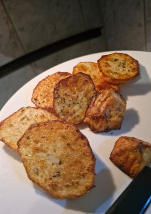 Una foto de Papas en la Air Fryer