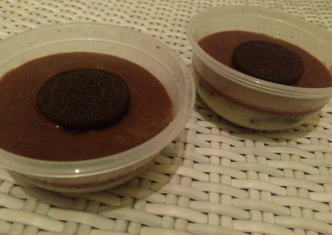 Puding Oreo Coklat Vla