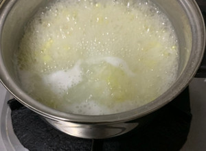 Hình của món Cháo ếch đậu xanh cho bé.