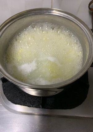 Hình của món Cháo ếch đậu xanh cho bé.