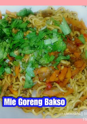 Foto resep 025. Resep Mie Goreng Bakso