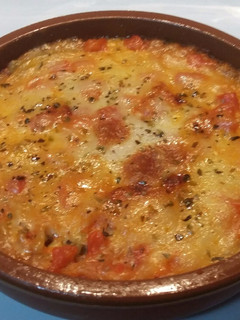 Una foto de Gratín de pasta a los dos quesos
