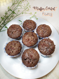 Foto resep Muffin Coklat pisang
