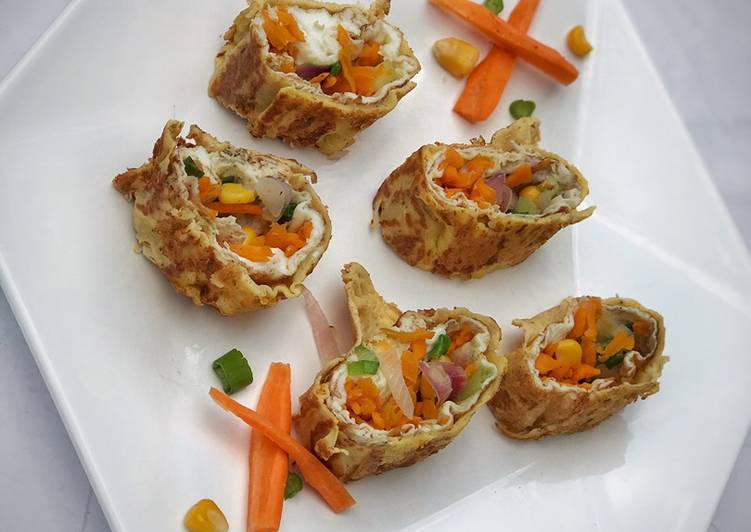 Steps to Make Homemade Veg Egg roll