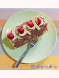 Vanilla roll cake
