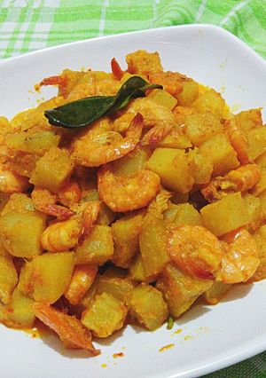 Foto resep Sambel goreng kentang udang
