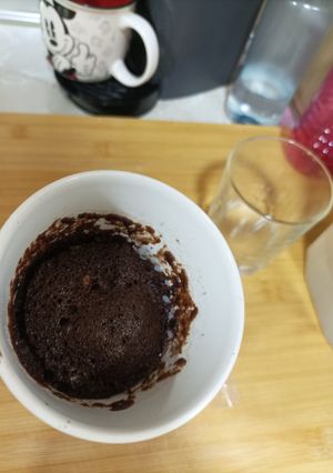 Una foto de Mug cake de chocolate