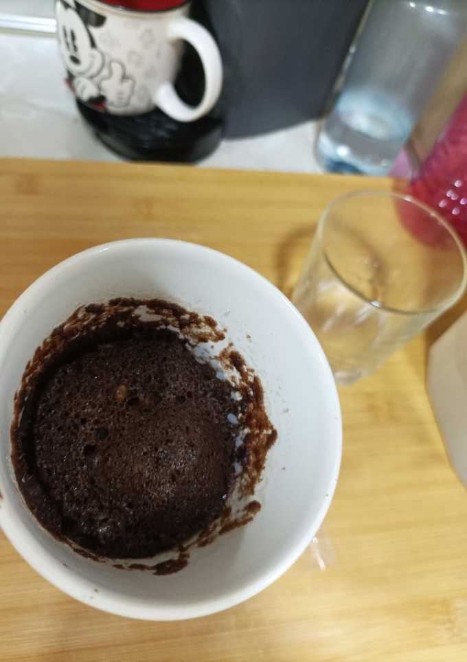 Una foto de Mug cake de chocolate