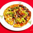 Mediterranean Egg Pizza