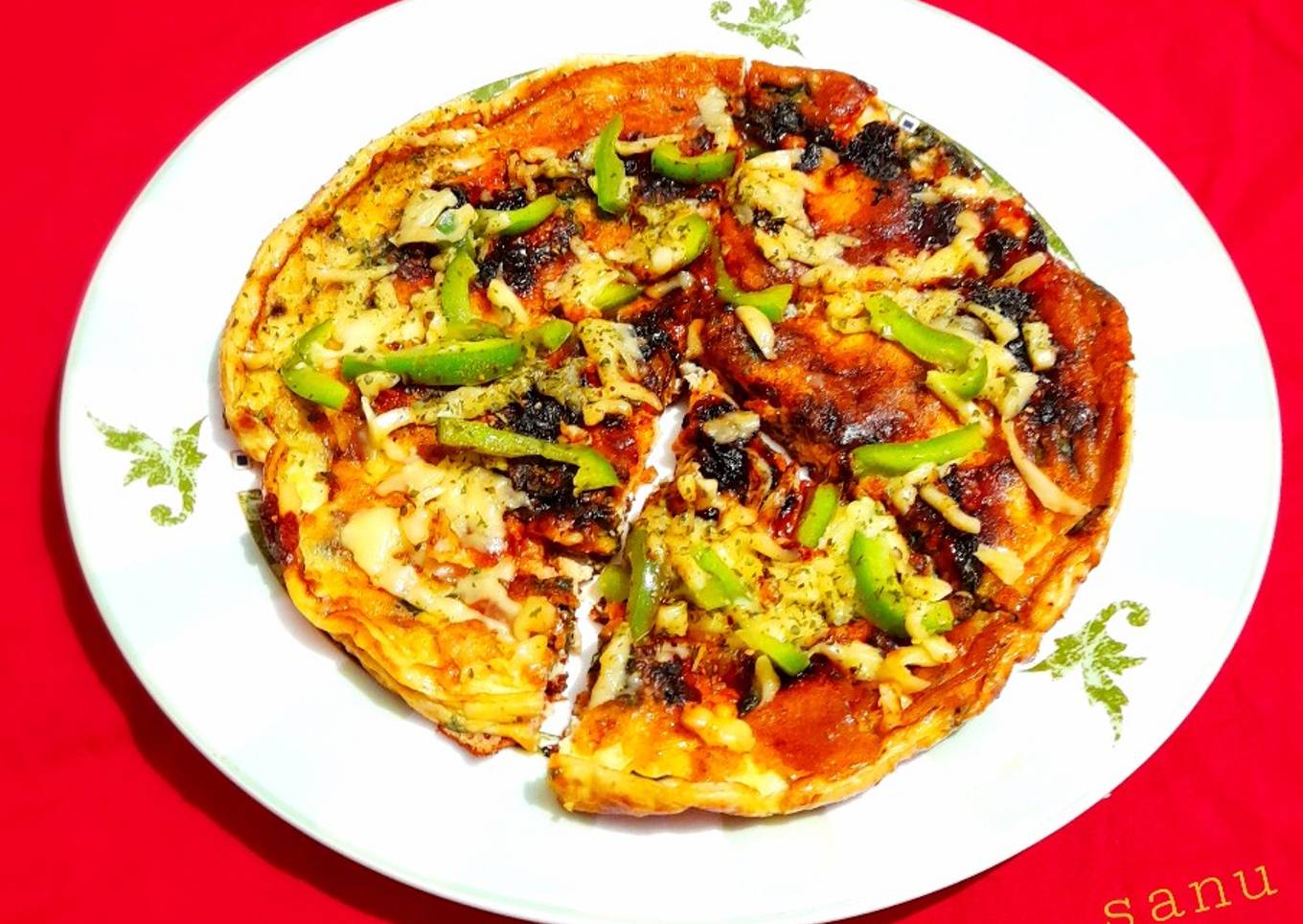Mediterranean Egg Pizza
