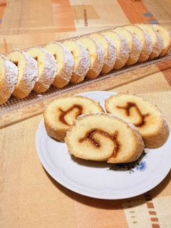 Piskótatekercs recept fotója