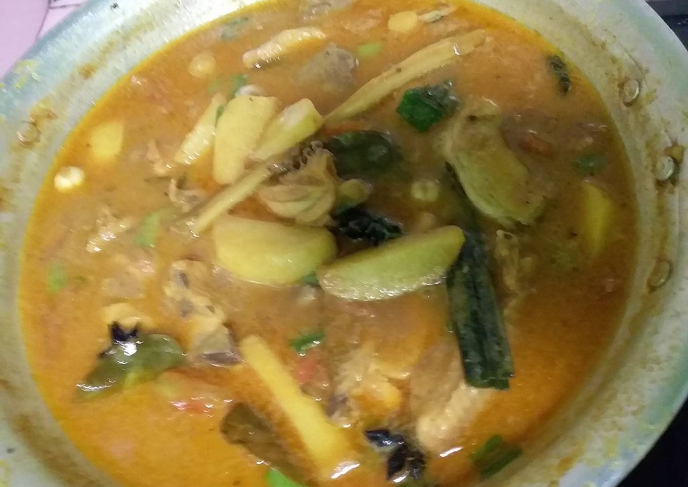 Ayam kuah rica rica