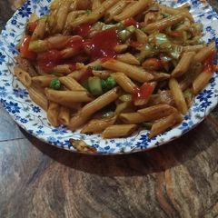Chinese pasta A picture of Chinese pasta.