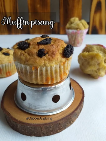 Cara Sederhana Membuat Resep  Muffin pisang (panggang &amp; kukus) yang Lezat Sekali, Sempurna