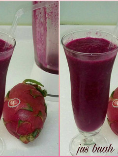 Foto resep Es Jus buah Naga pisang 🍌