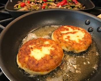 Latest Recipe Leftover Mashed Potato Croquettes with Cheese  Green Onions Delicious Nutritious