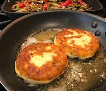 Fresh, Prepare Recipe Leftover Mashed Potato Croquettes with Cheese  Green Onions Savory Delicious