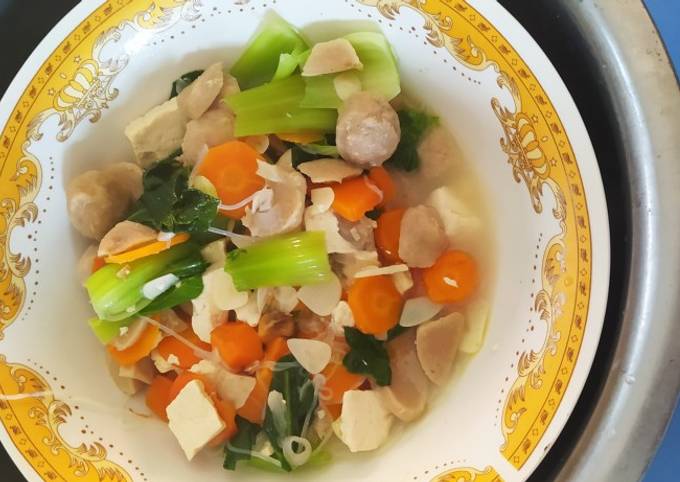 Ternyata begini loh! Resep memasak Sop soun sayur  sesuai selera