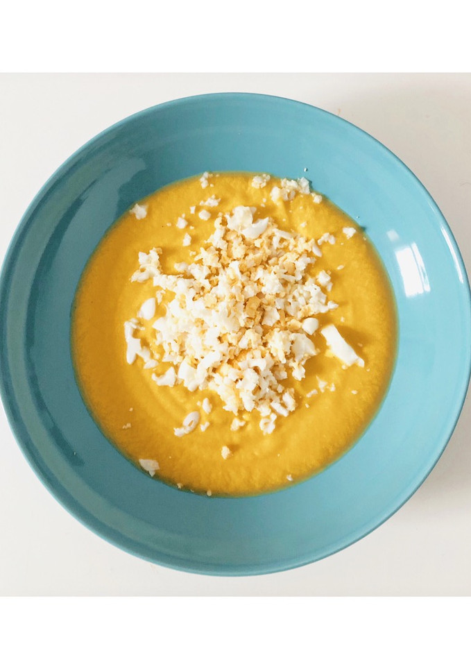 Una foto de Crema de calabaza