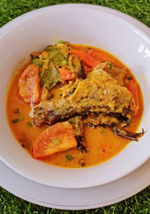 Foto resep Mangut ikan patin asap