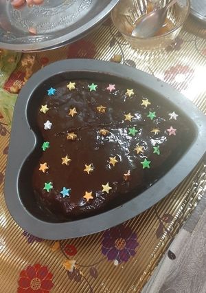 A picture of Chocolate banana bread #week brown.