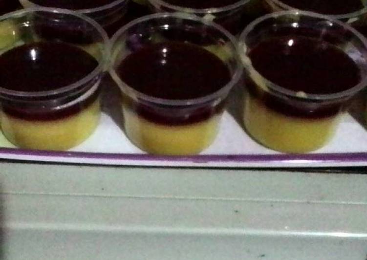 Cara menyiapkan Puding jagung coklat  yang Enak Banget