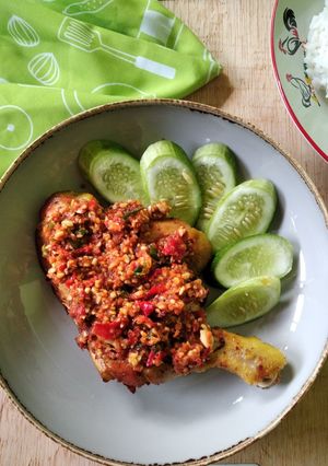 Foto resep Ayam gepuk ala pak gembus