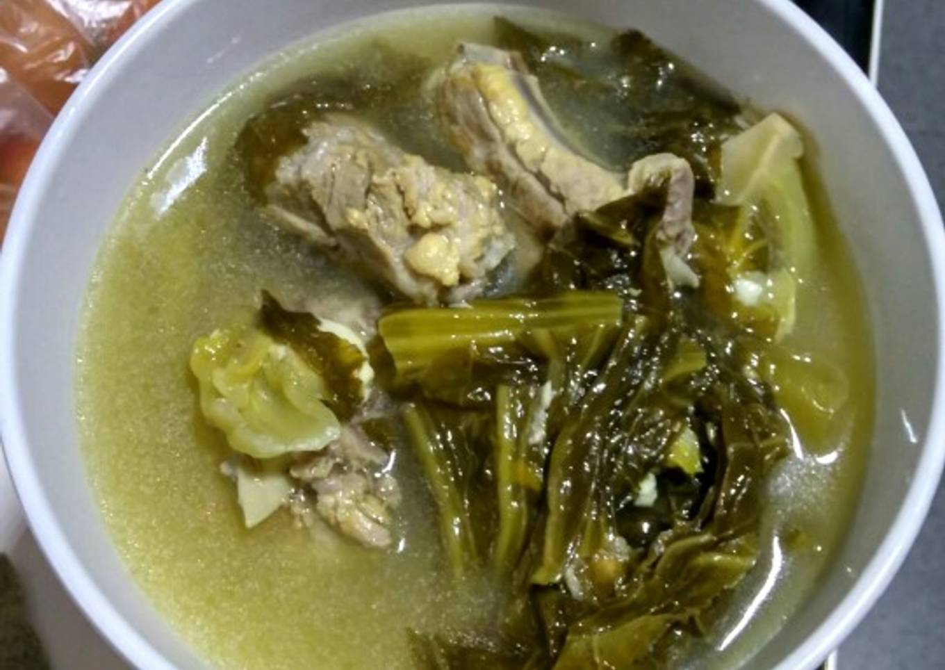 Bakut sayur asin ala me